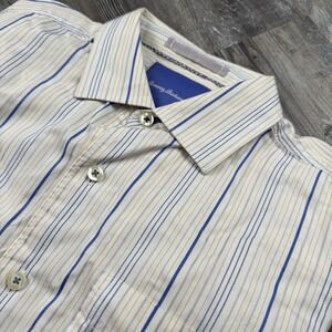 Tommy Bahama Men's Medium‎ Long Sleeve Button Down Flip Cuff